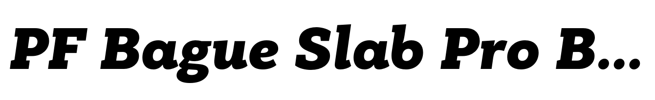 PF Bague Slab Pro Black Italic